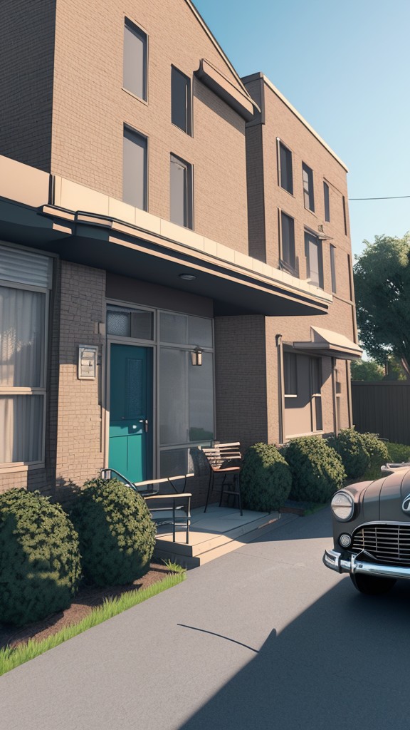 1950 년대, Otani Landering 3D 스타일, 8K 해상도, Ray Tracing, 하이퍼 디테일 3