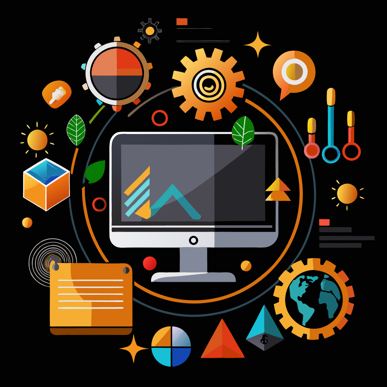 파워포인트 템플릿-black-style (19)