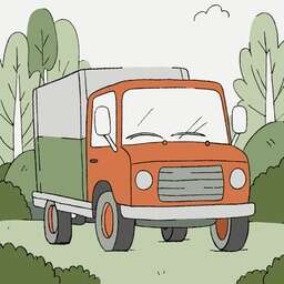Cartoon Truck Car Bus
