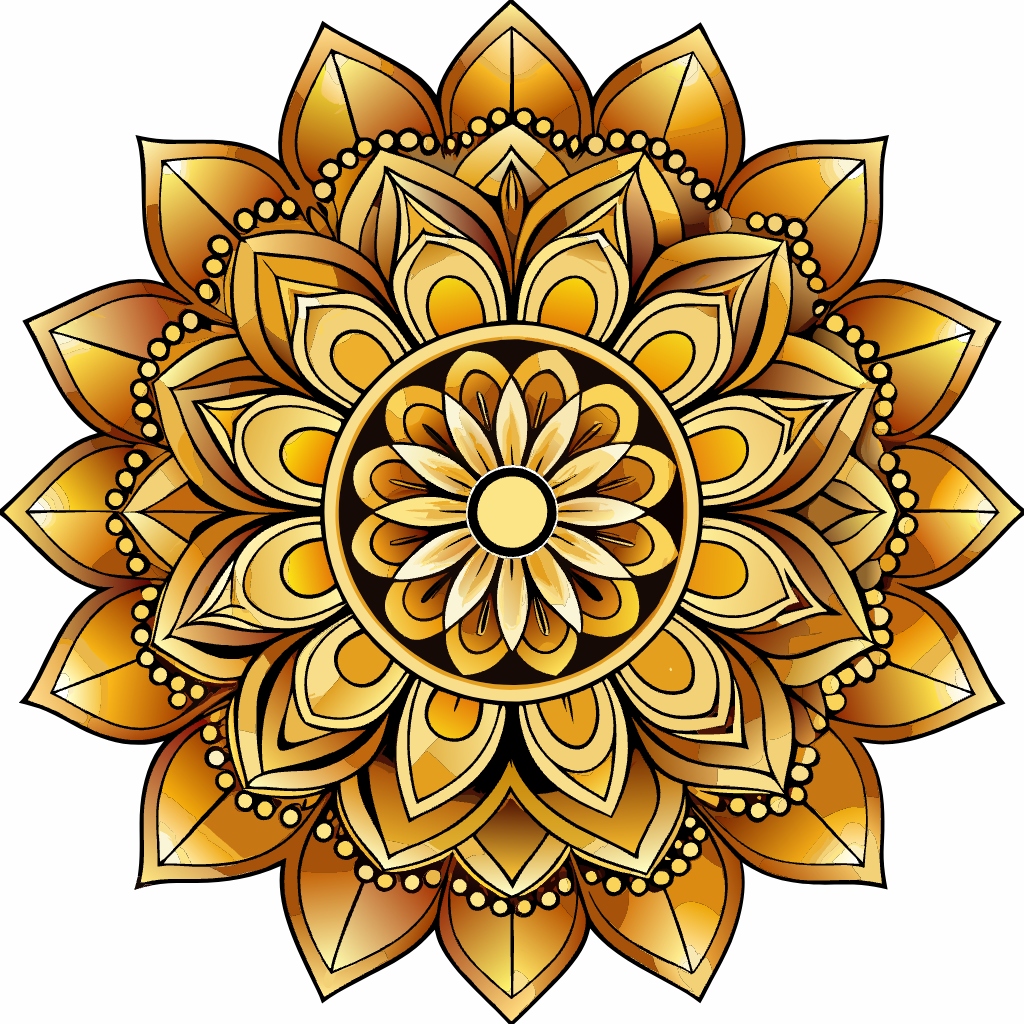 럭셔리 luxury만달라 mandala-gold- (12  .svg vector 벡터 이미지