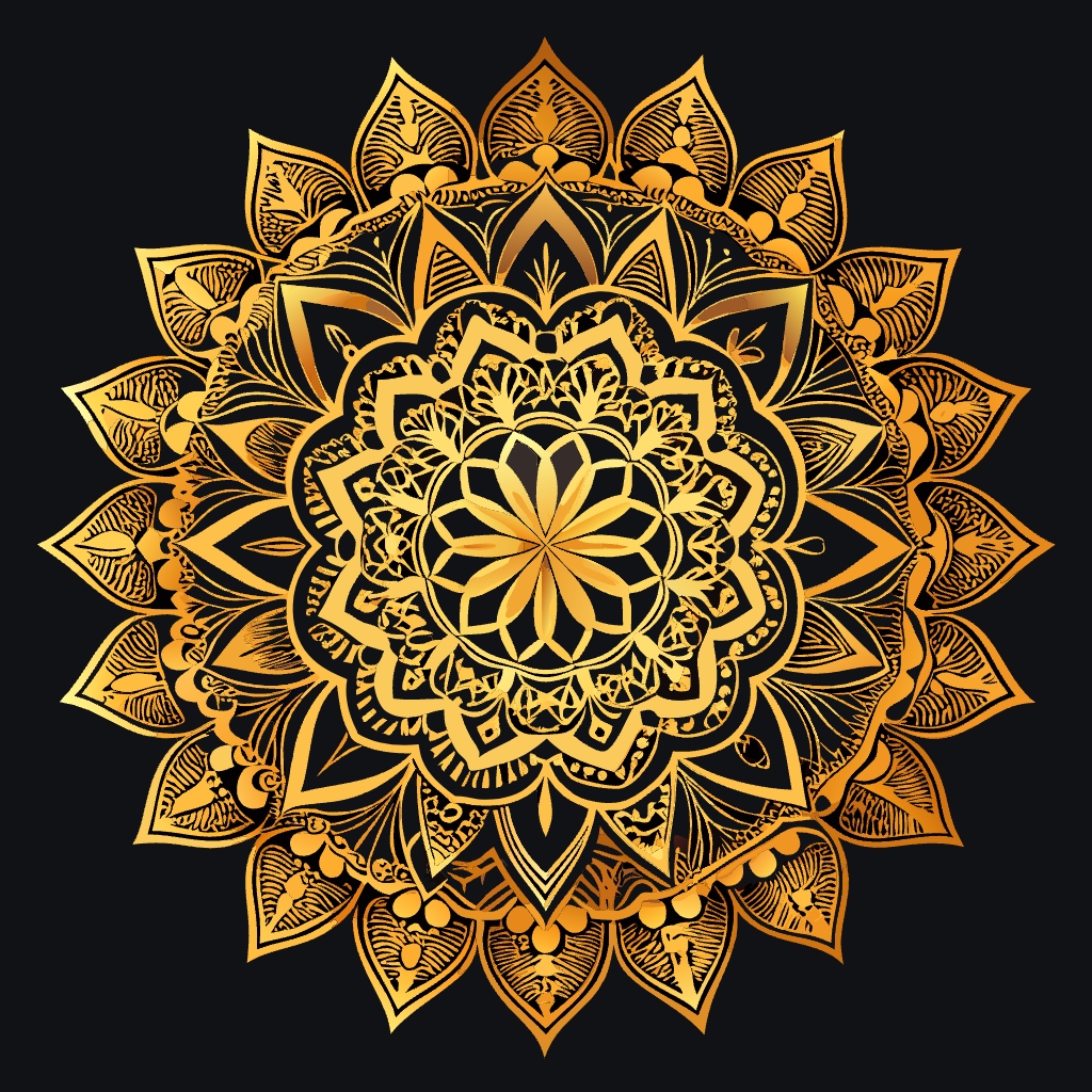 럭셔리 luxury만달라 mandala-gold-.svg .svg vector 벡터 이미지