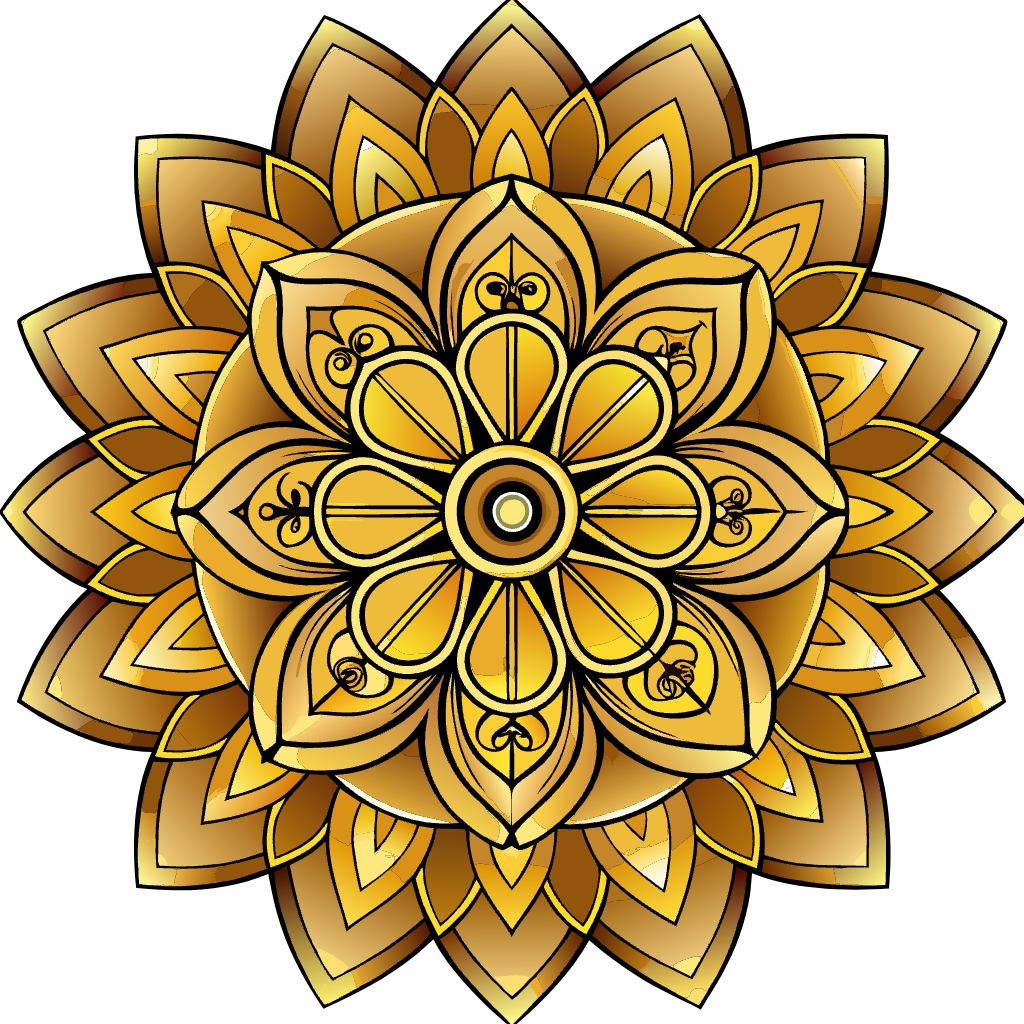 럭셔리 luxury만달라 mandala-gold- (27  .svg vector 벡터 이미지