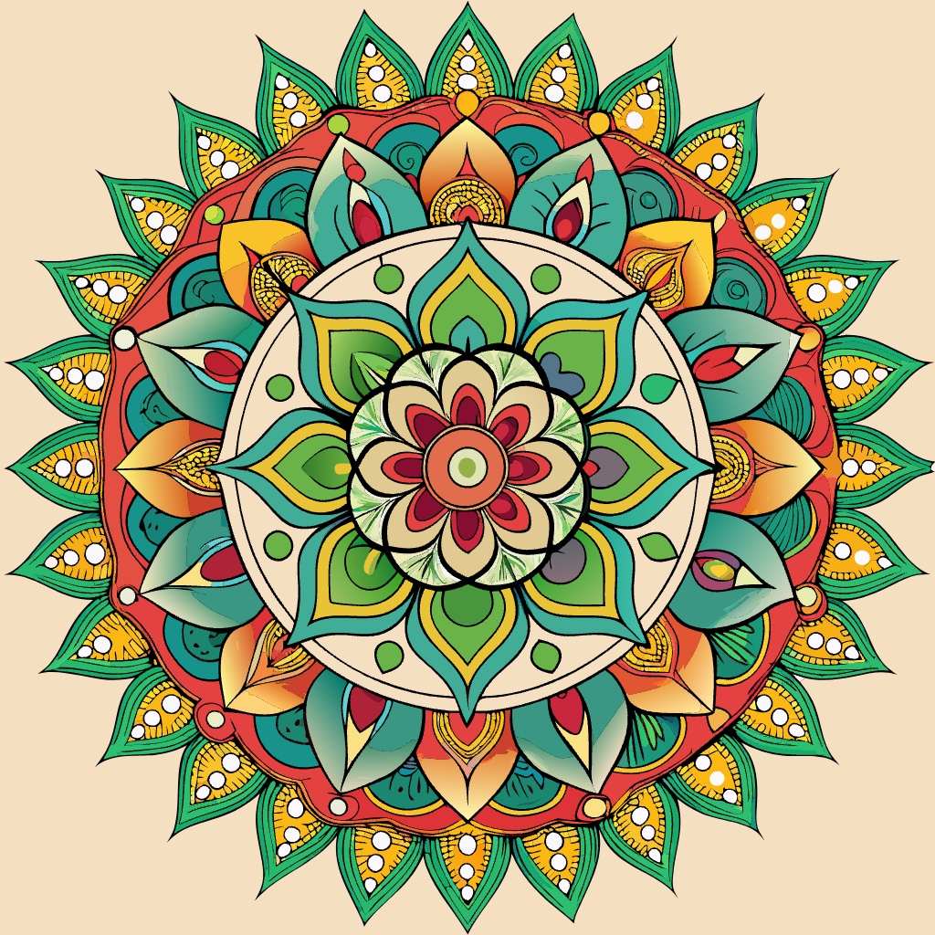 만달라 mandala (1  .svg vector 벡터 이미지