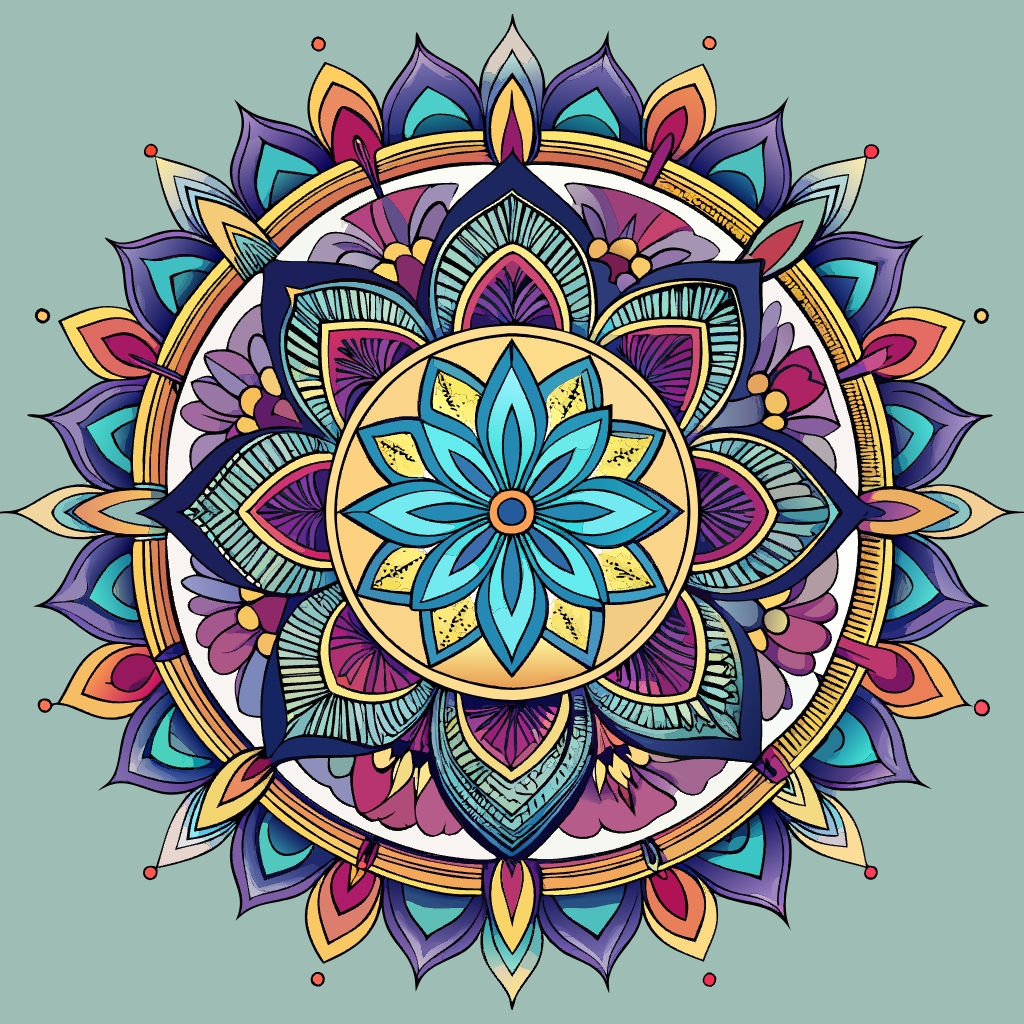 만달라 mandala (2  .svg vector 벡터 이미지