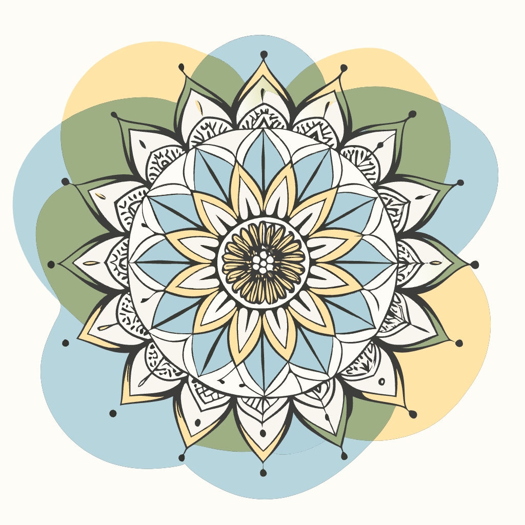 만달라 mandala (4  .svg vector 벡터 이미지