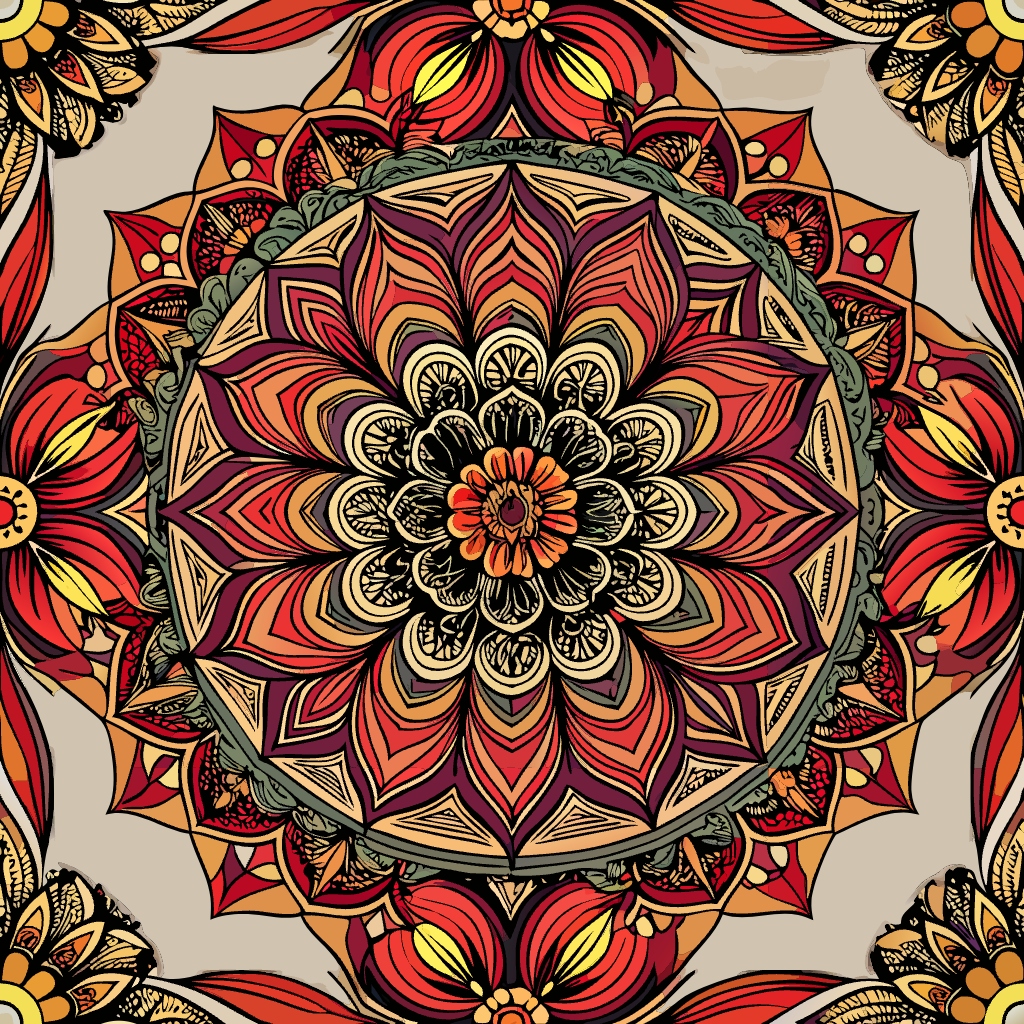 만달라 mandala (11  .svg vector 벡터 이미지