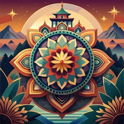 배경의 연꽃 꽃