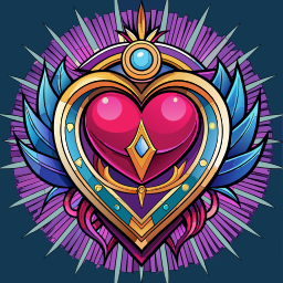 Heart with wings