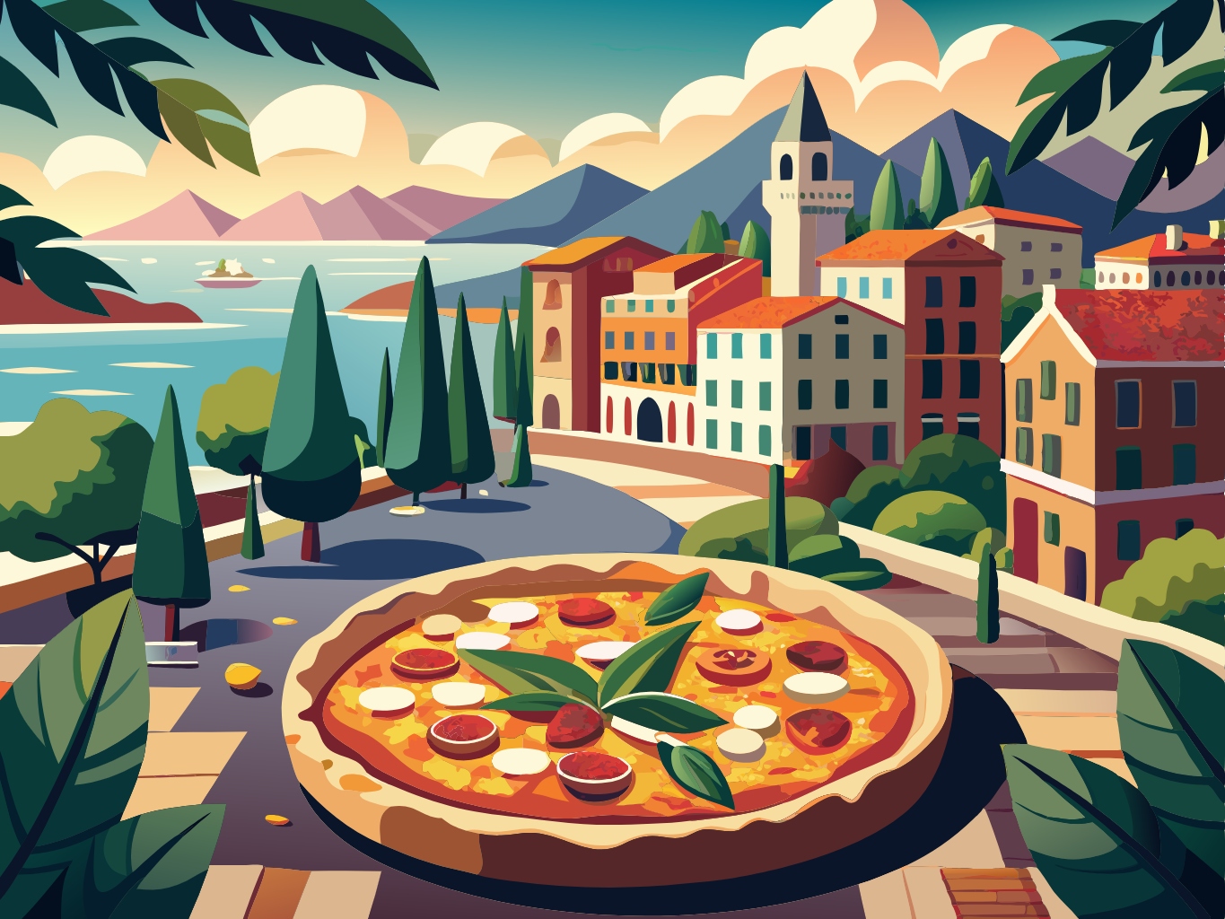 피자 야식 저녁야식 스파게티 svg 벡터 이미지 원본_pizza (34)