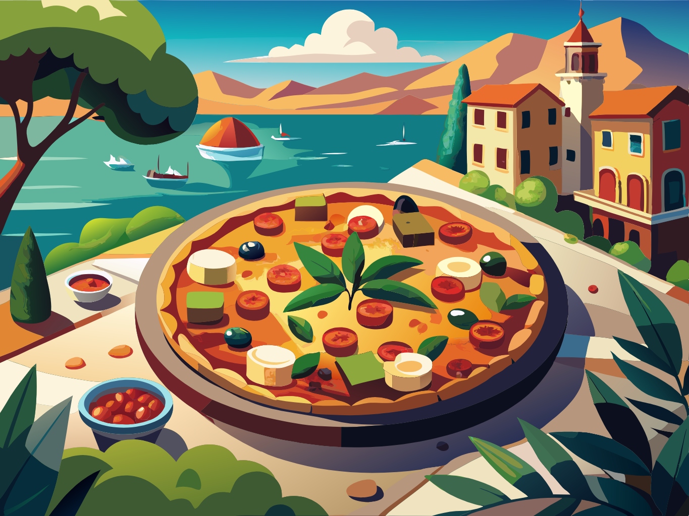 피자 야식 저녁야식 스파게티 svg 벡터 이미지 원본_pizza (35)