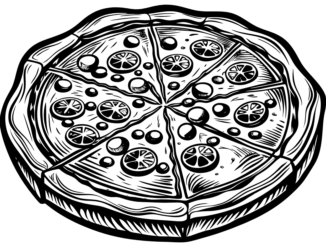 피자 야식 저녁야식 스파게티 svg 벡터 이미지 원본_pizza (8)