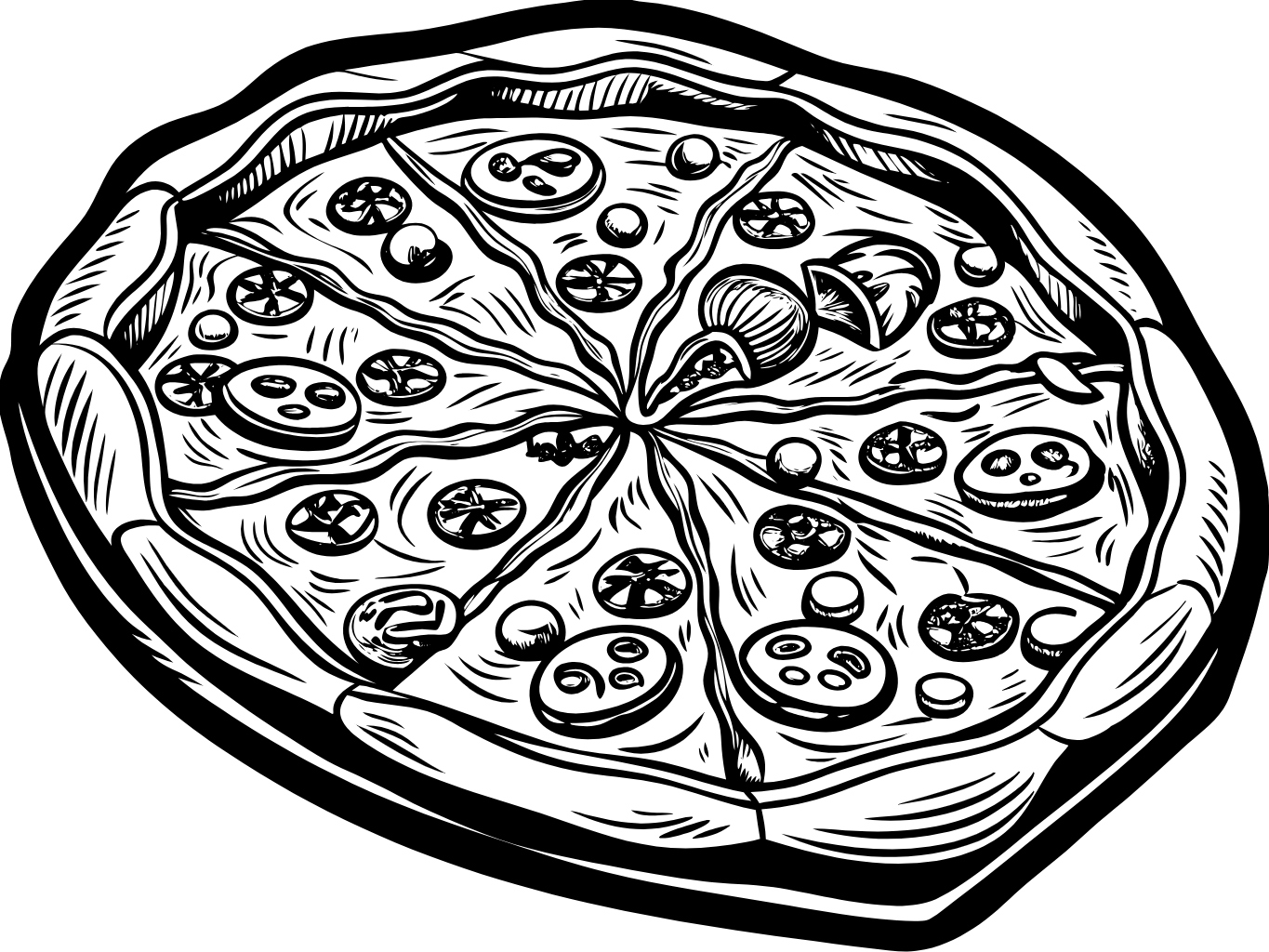 피자 야식 저녁야식 스파게티 svg 벡터 이미지 원본_pizza (9)
