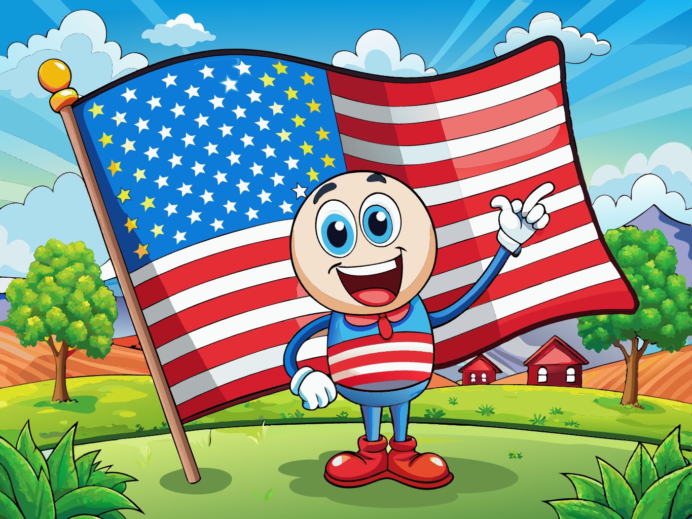 아메리카 아메리카드림 미국 성조기 미국국기 국기 svg 벡터 이미지 원본 파일_american-flag (19)