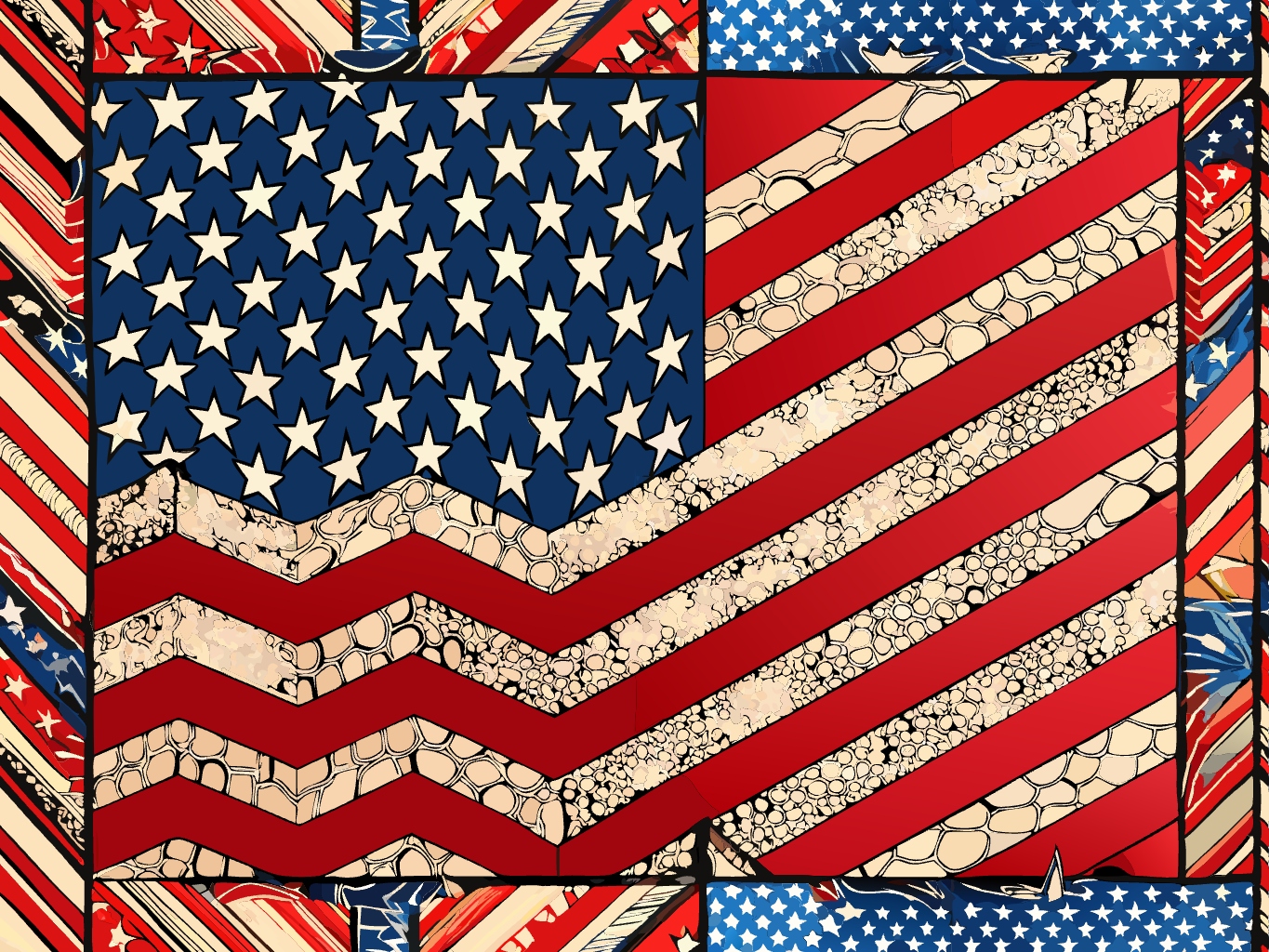 아메리카 아메리카드림 미국 성조기 미국국기 국기 svg 벡터 이미지 원본 파일_american-flag (5)