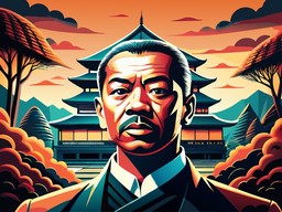 일러스트 현대적인 호랑이 사람 사각형