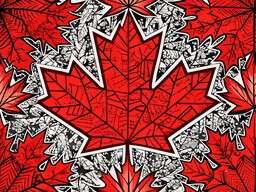 Illustration Leaf Flag Upload