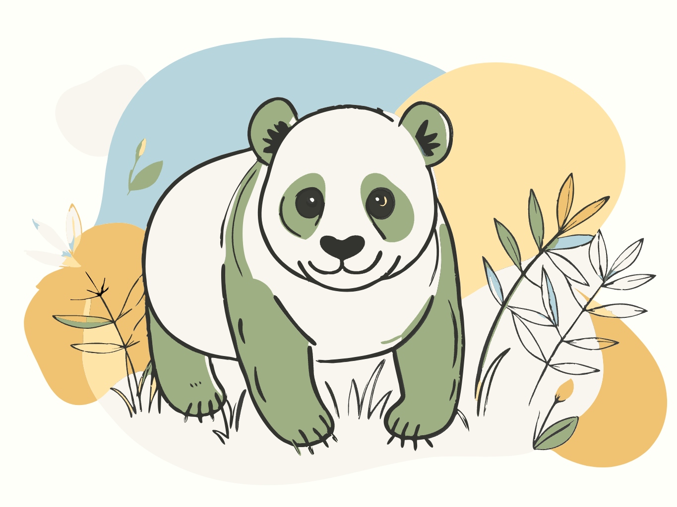 핑크 핑크판다 판다 동물 동물농장 농장 가축 svg 벡터 원본 이미지 파일_pink-panda (3)