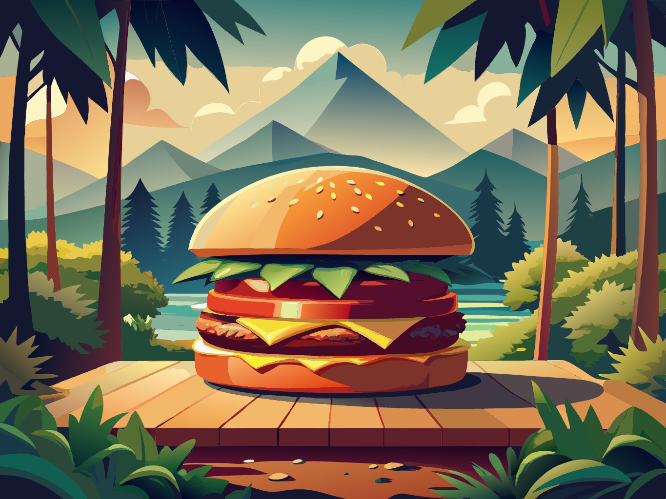 햄버거 버거 음식 식사 점심 아침 저녁 밥 주식 svg 벡터 원본 이미지 파일_burger (39)