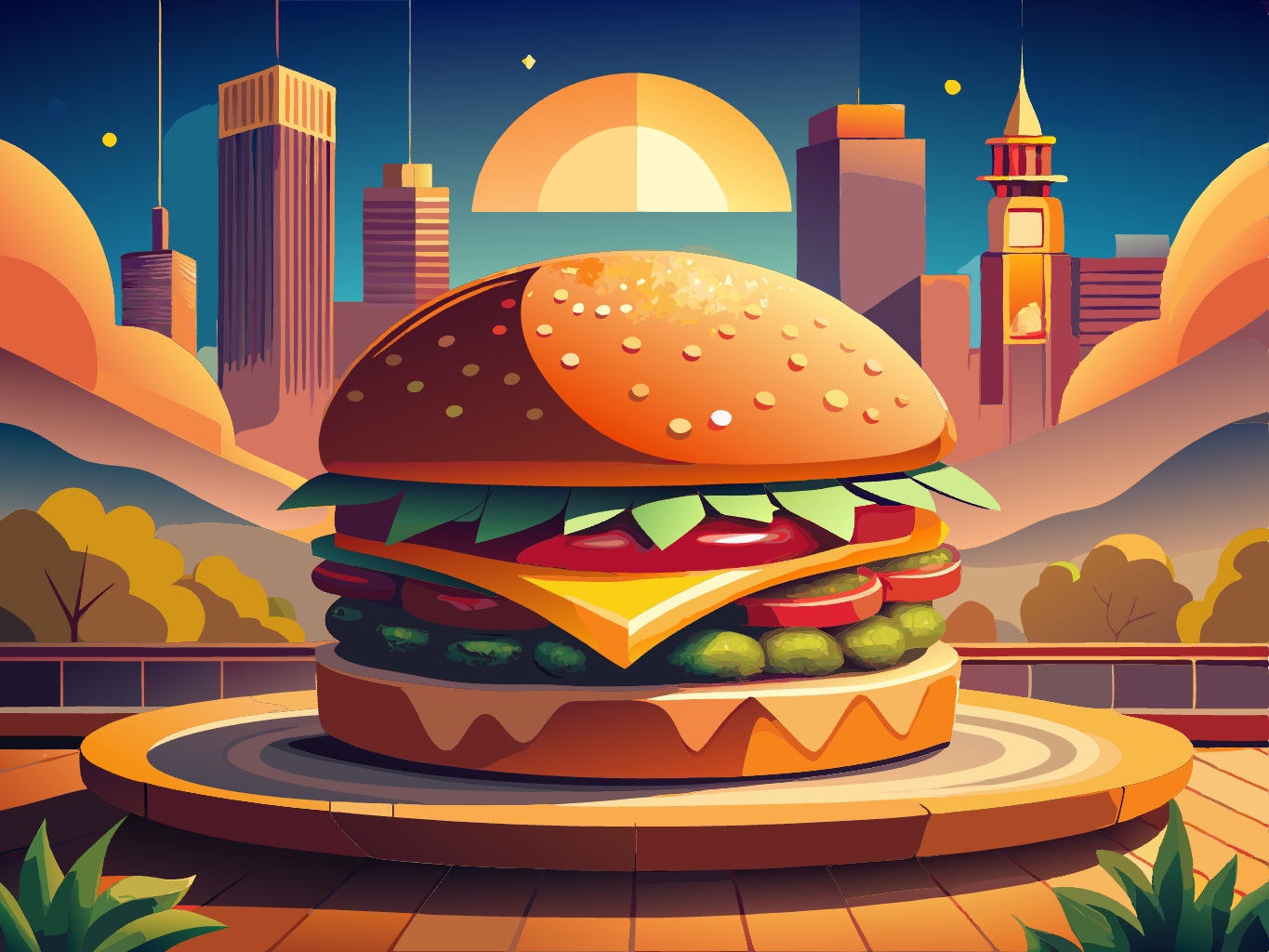 햄버거 버거 음식 식사 점심 아침 저녁 밥 주식 svg 벡터 원본 이미지 파일_burger