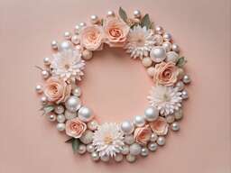 Baby ' S Room with Pink Walls and a Wreath on the Wall