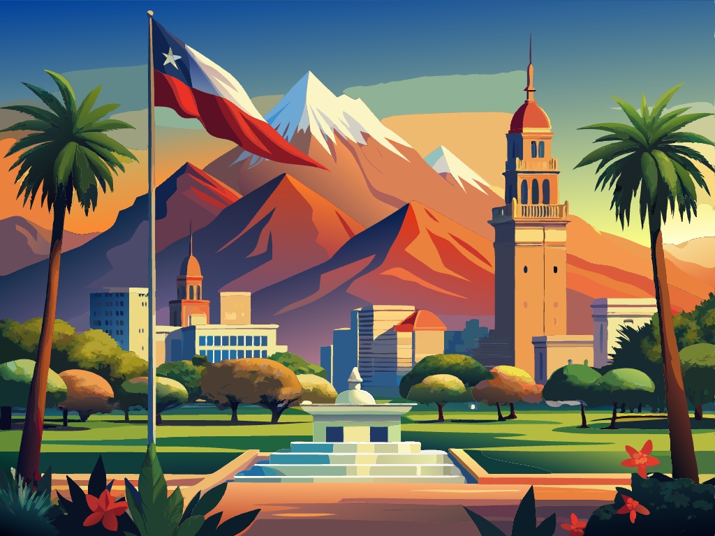 나라 칠레 칠레지도 칠레국기 국기  svg 벡터 원본 이미지 포토샵 파일_chile (33)