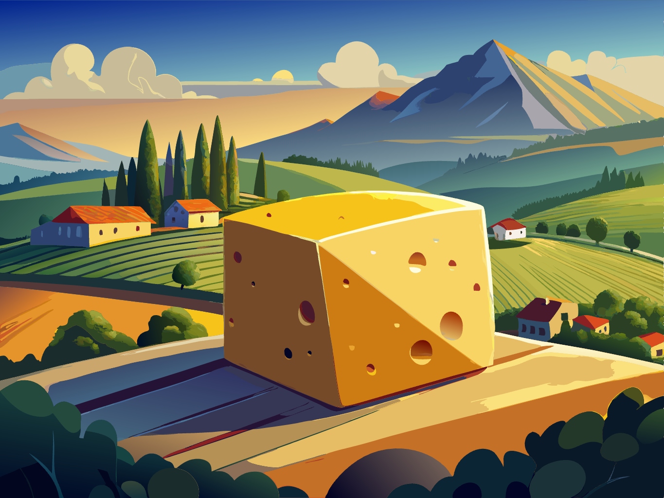 치즈 음식 와인 살균 발효 건강 유럽 svg 벡터 원본 이미지 포토샵 파일_cheese (4)