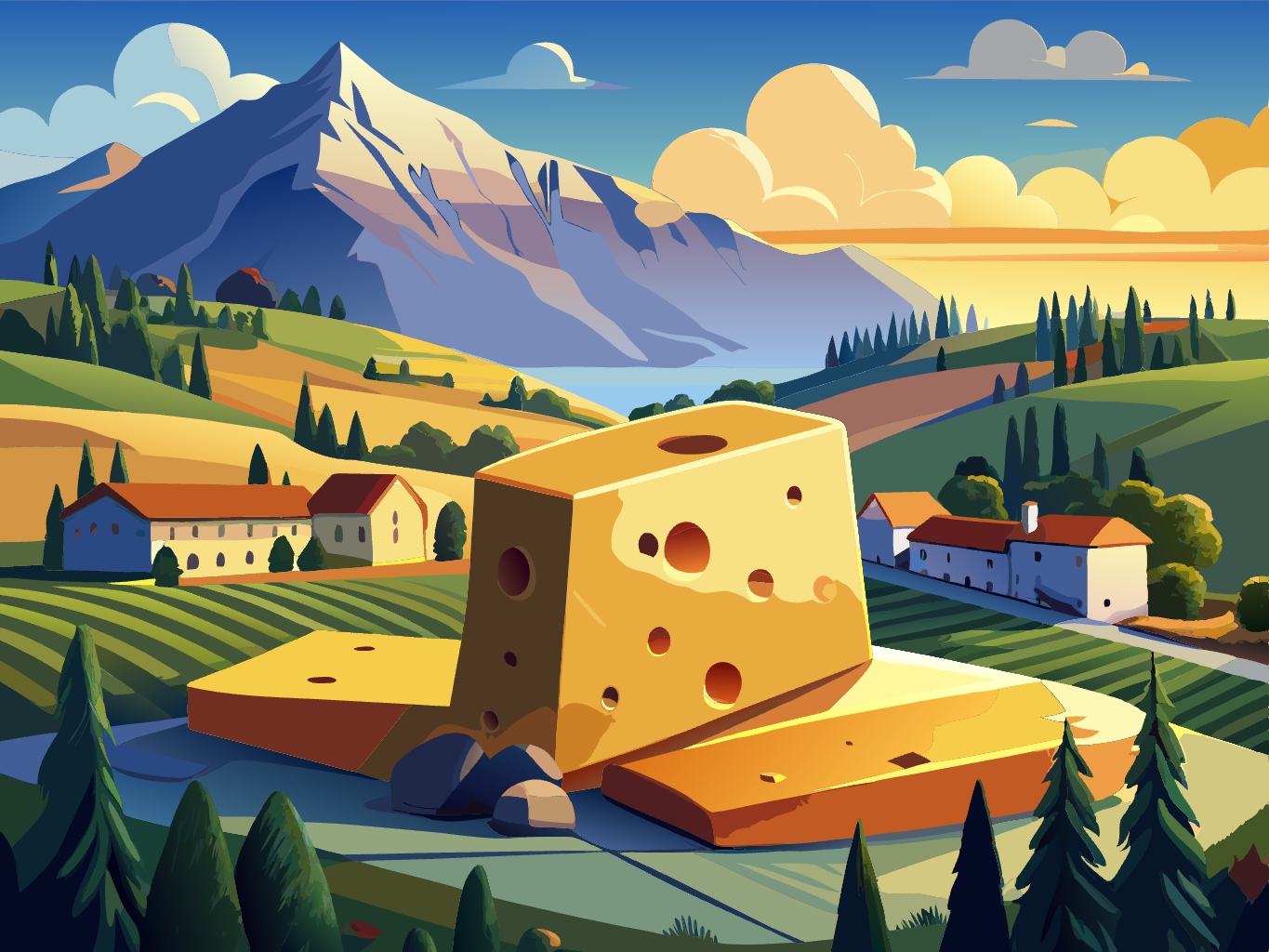 치즈 음식 와인 살균 발효 건강 유럽 svg 벡터 원본 이미지 포토샵 파일_cheese (6)