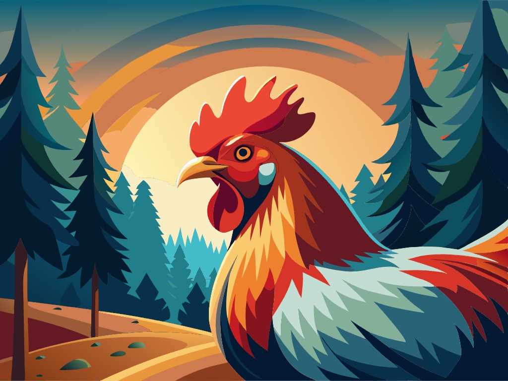 치킨 통닭 닭 수닭 암닭 달걀  svg 벡터 원본 이미지 포토샵 파일_chicken (34)