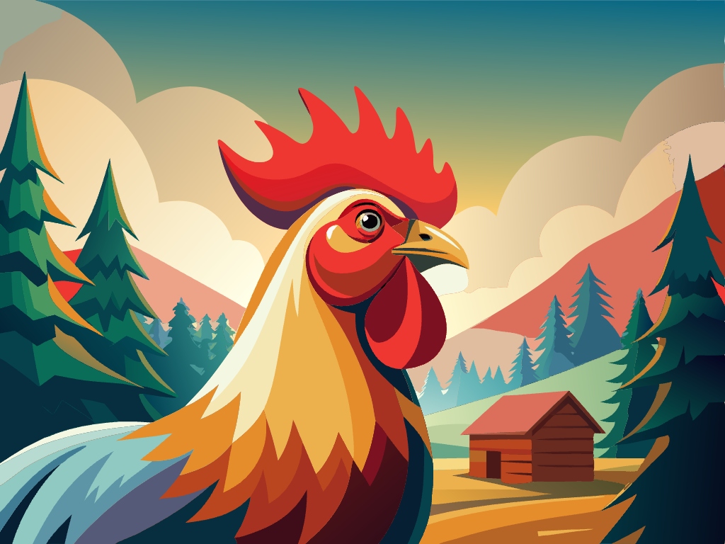 치킨 통닭 닭 수닭 암닭 달걀  svg 벡터 원본 이미지 포토샵 파일_chicken (35)