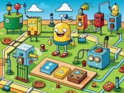 Cartoon Download Square Plus Colorful