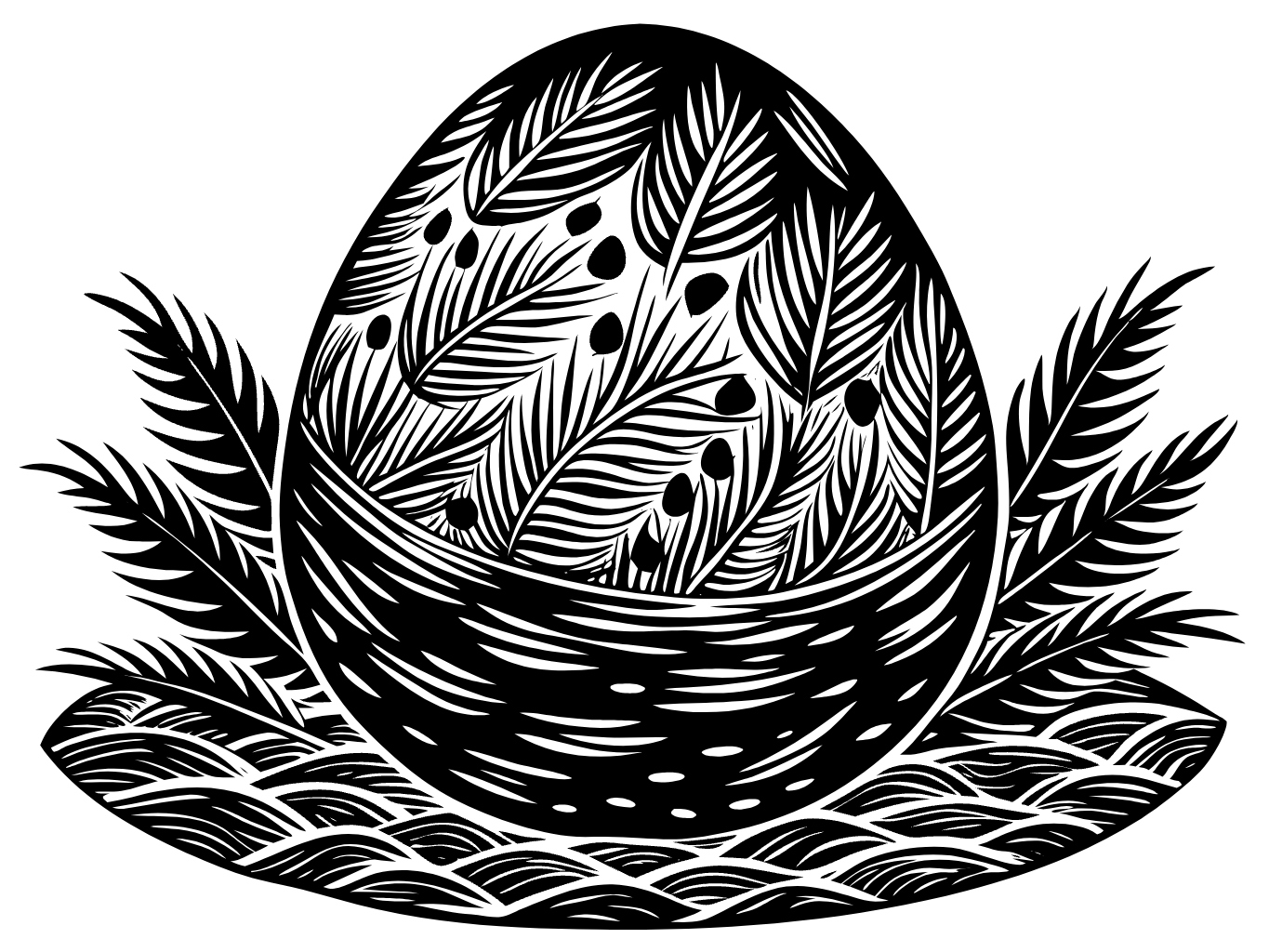 달걀 계랸 부활절 장식 장식품 svg 벡터 원본 이미지 파일_egg (6)