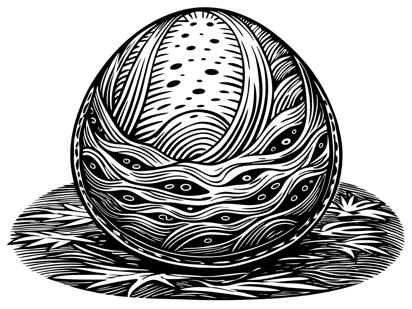 달걀 계랸 부활절 장식 장식품 svg 벡터 원본 이미지 파일_egg (7)