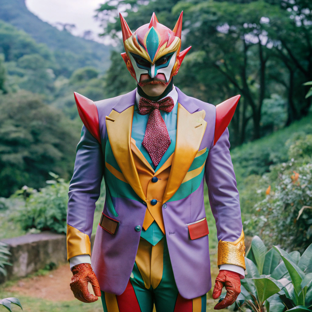 울트라맨, 컬러풀한, 컬러, 주인공, 코스프레create-a-villain-called-maniax-he-wears-a-colourfu