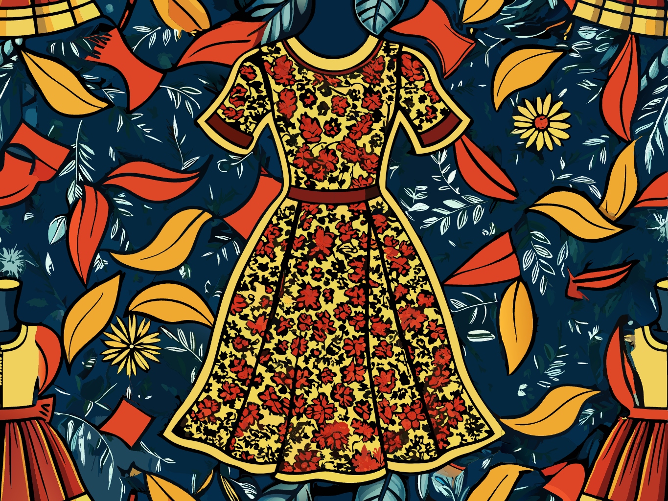 옷 옷감 디자인 산업디자인 디자인 포토샵 디지털 svg 벡터 원본 이미지 파일_dress (38)