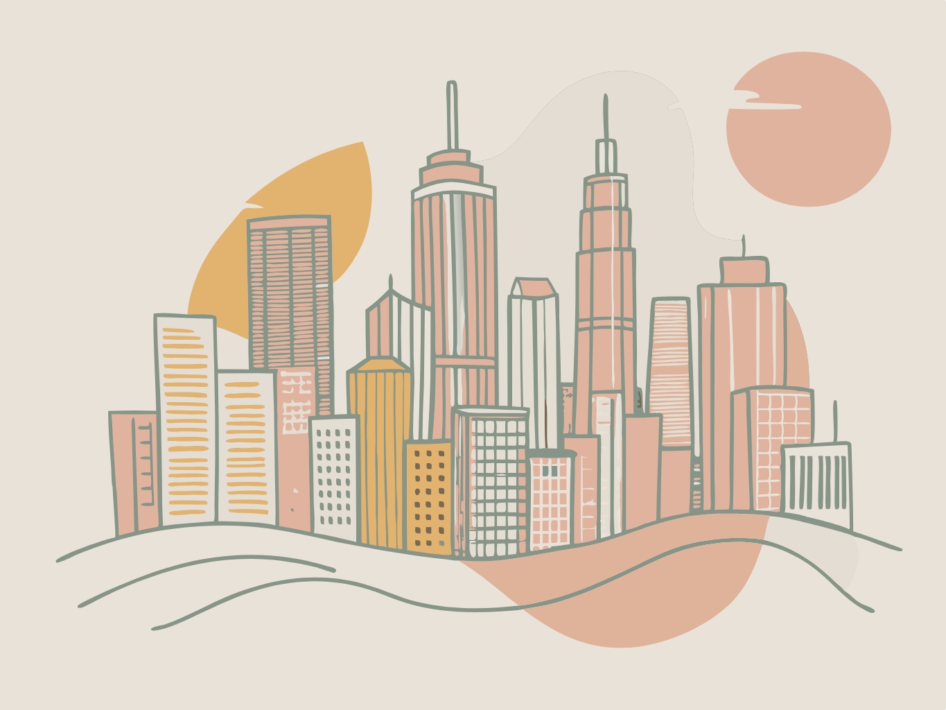 스카이라인_고층빌딩_벡터_skyline (19)