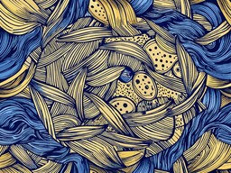 일러스트 배경 물고기