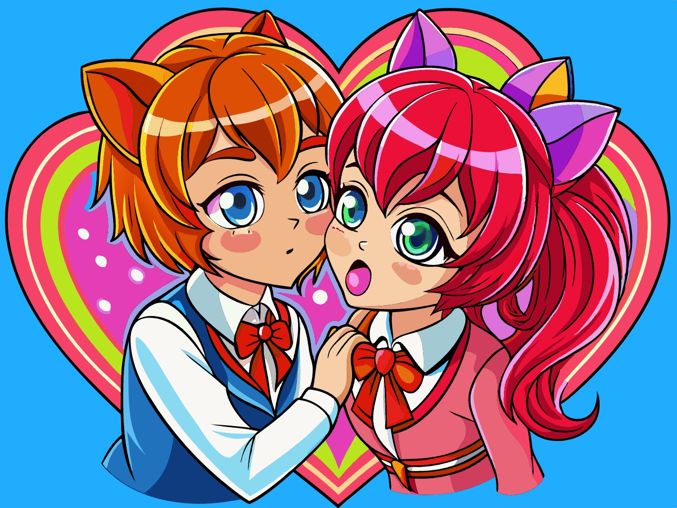 키스 뽀뽀 연인 남자여자 남과여 데이트 svg 벡터 원본 배경 이미지 파일_kiss (2)