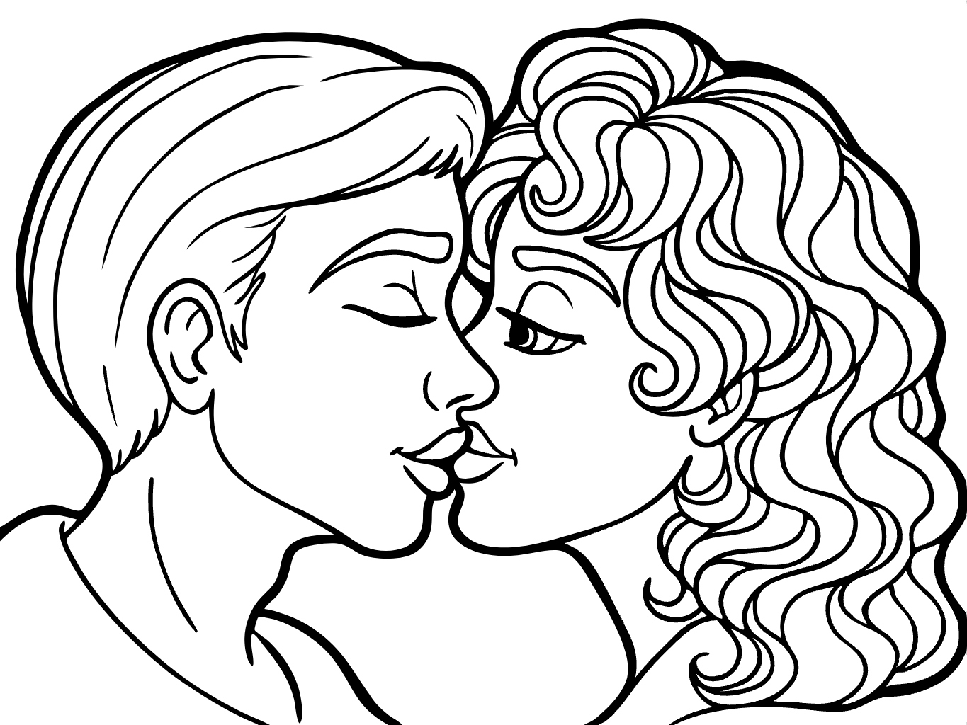 키스 뽀뽀 연인 남자여자 남과여 데이트 svg 벡터 원본 배경 이미지 파일_kiss (30)