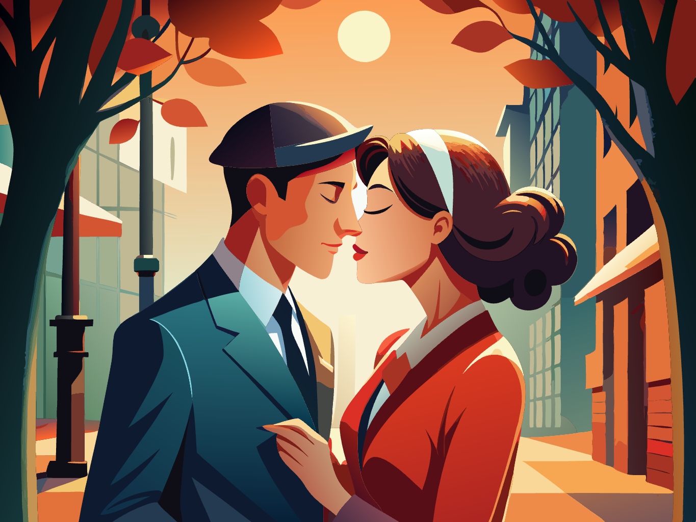 키스 뽀뽀 연인 남자여자 남과여 데이트 svg 벡터 원본 배경 이미지 파일_kiss (33)