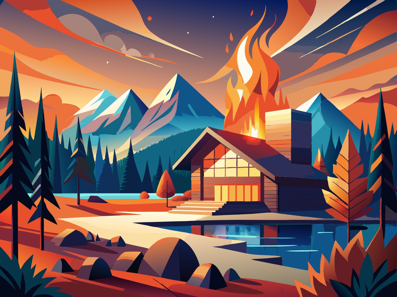 불, 불꽃, 화염flame (8)