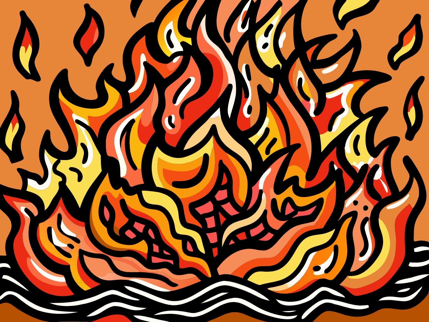 불, 불꽃, 화염flame