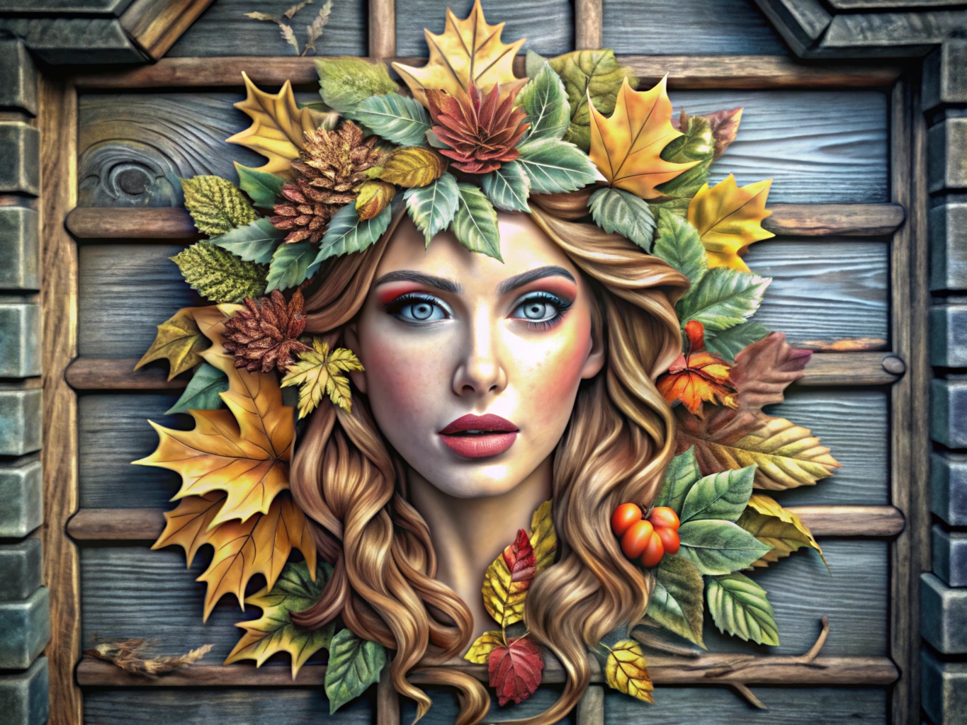 일러스트 스타일 illustration-style-리프 나뭇잎 낱장 책장 leaf (17)