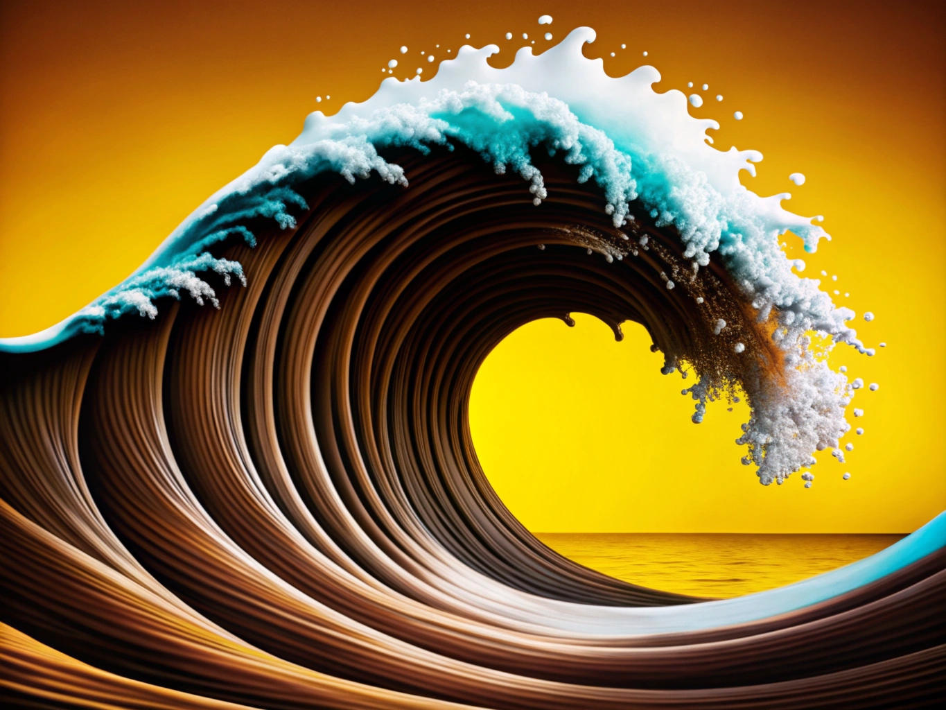 일러스트 스타일 illustration-style-웨이브 물경 파도 wave (4)