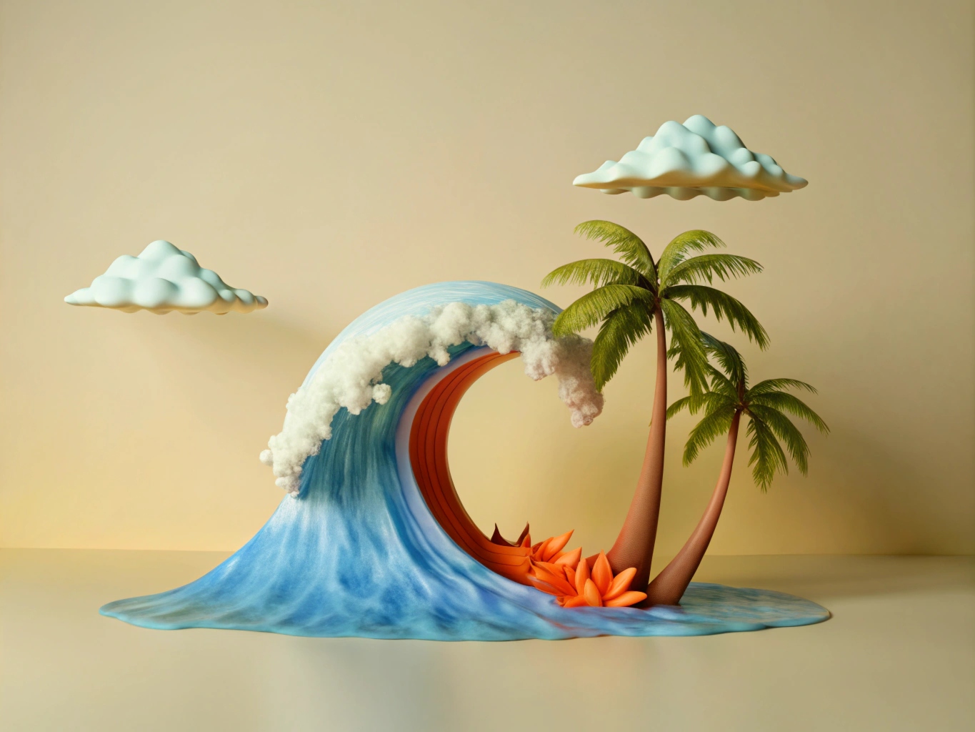 일러스트 스타일 illustration-style-웨이브 물경 파도 wave (6)