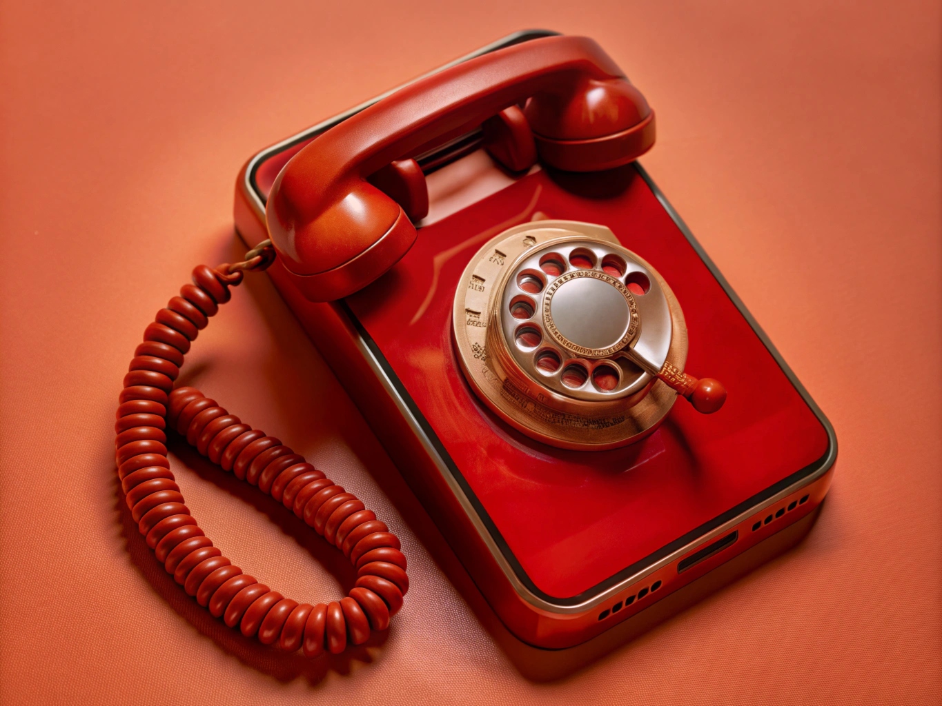 일러스트 스타일 illustration-style-전화기 수화기 폰 phone (3)