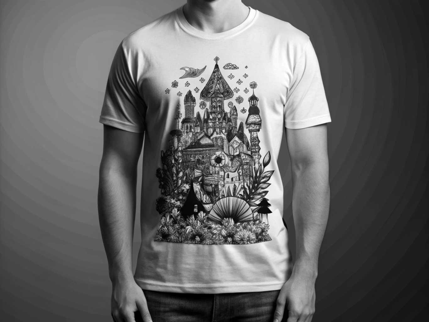 일러스트 스타일 illustration-style-티셔츠 셔츠 반팔 t-shirt (12)