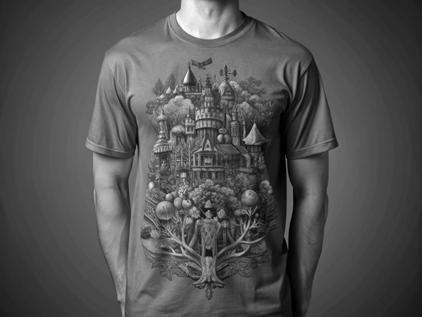 일러스트 스타일 illustration-style-티셔츠 셔츠 반팔 t-shirt (15)