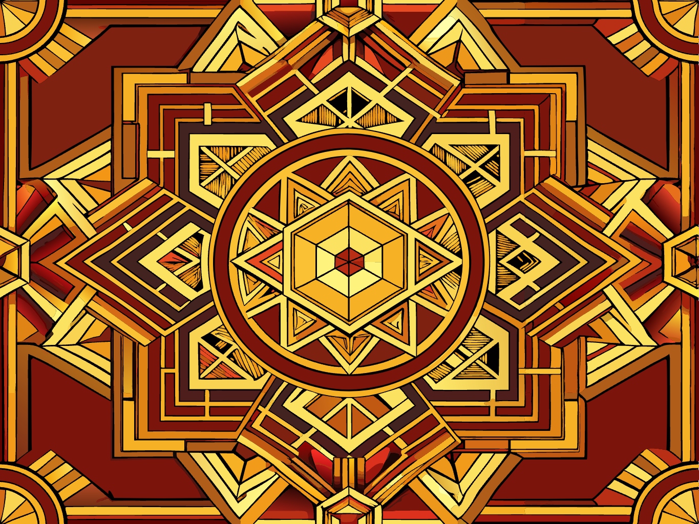 만다린, 문양mandala (34)