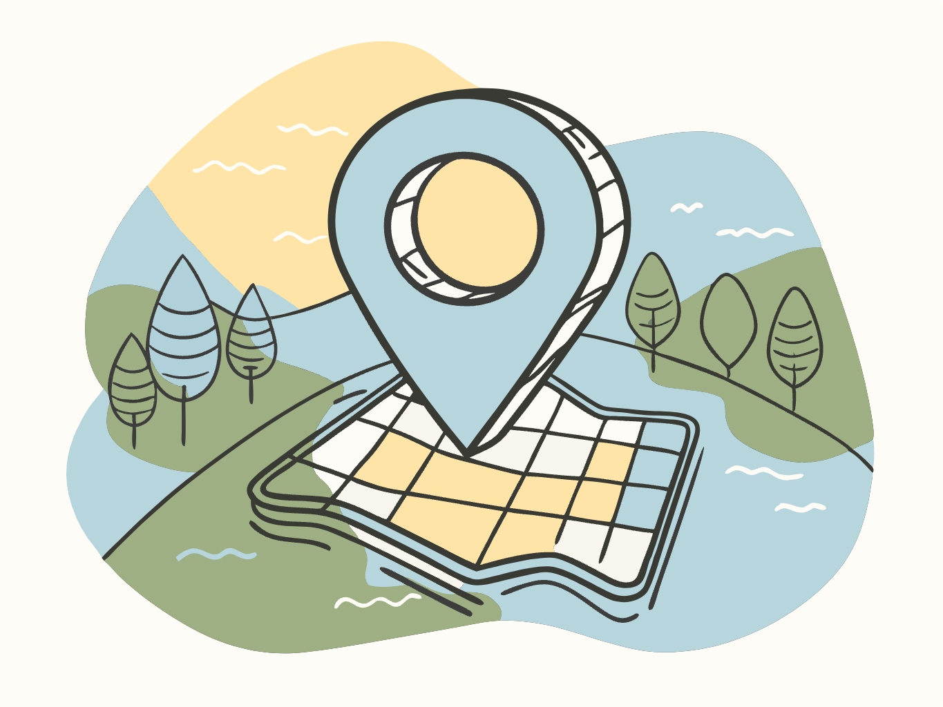 위치아이콘, 아이콘, 위치, 지도location-icon