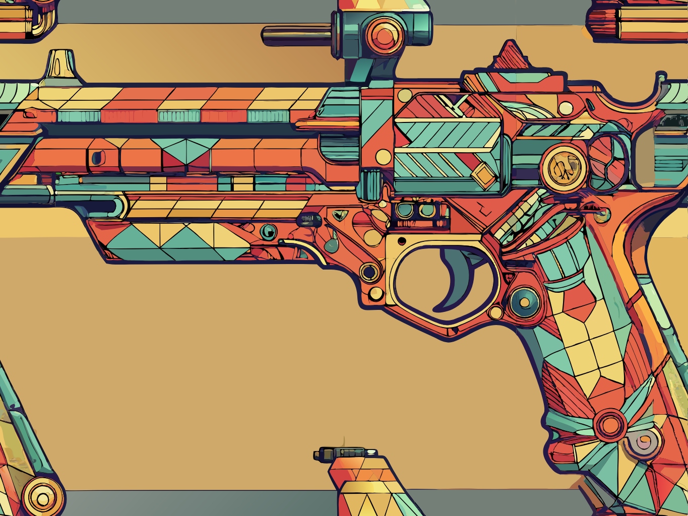 총 건 총싸움 총알 사격 위험 주의 부주의 경고 svg 벡터 원본 이미지 배경 파일_gun (31)